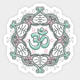 Om Mandala Sticker